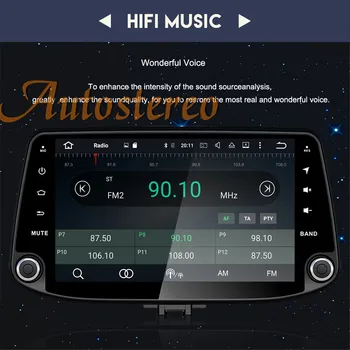 Sem fio Carplay Android 10.0 Para o Hyundai I30 2017 2018 2019 Carro GPS de Navegação de Rádio Chefe da Unidade Multimédia Player Gravador de Fita