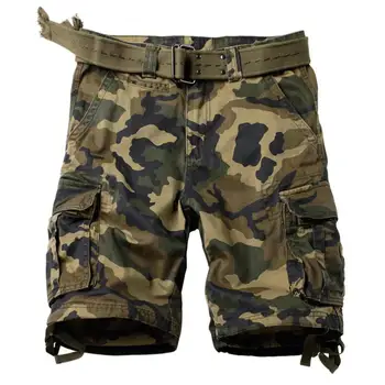 2019 Homens Novos Shorts De Moda Praia Da Manta Shorts Ocasionais De Mens Camo Camuflagem Shorts Militar Calça Curta Masculino