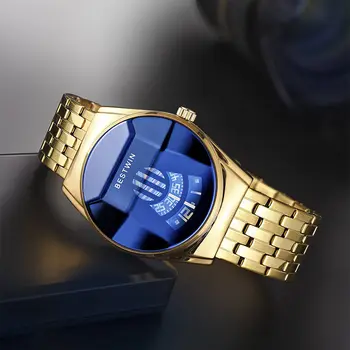 Automático Homens Relógio de Marca de Moda de Nova Impermeável High-End Tendência TikTok Relógio de Quartzo Conjunto de pares Assista Fashion Ladies Watch