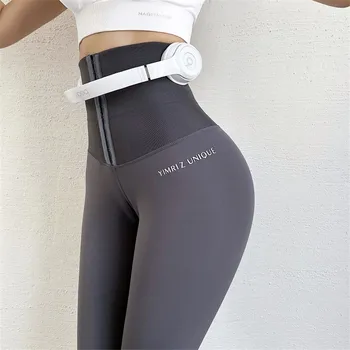 2020 Calças de Fitness Mulheres do Espartilho Hip Elevador pós-Parto Shaping Yoga Cintura Alta Calças Push-Up Execução Mulheres Ginásio de Fitness Legging