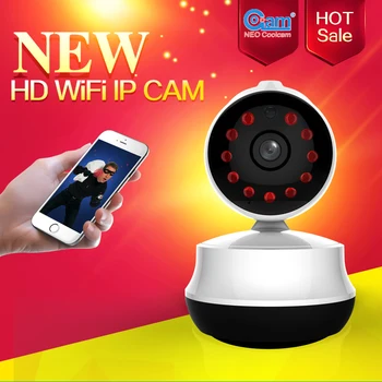 NEO Coolcam NIP-61GE Mini 720P câmera ip wifi sem Fio P2P CCTV câmera de Rede e Apoio TF cartão, monitor do bebê e Gratuito do APLICATIVO