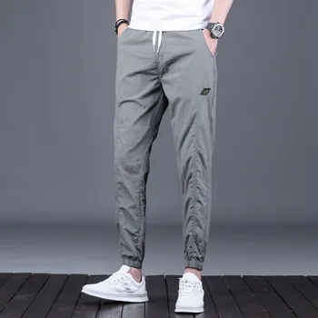 Ymwmhu 2020 Novas Chegada dos Homens de Calças Soltas Fina do Esporte de Verão de Calças Masculina Sólido Moda Streetwear Masculino Calça Plus Size
