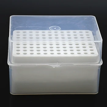 Ponta da pipeta Caixa Caixa Plástica Para Dispenser Dicas 1 ml Químicas e Biológicas, Laboratório de Pipeta de Ponta do Cartucho de 100 Poços 1 / PK
