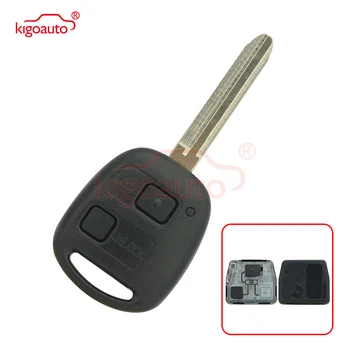 Denso( não Valeo) Kigoauto 50171 chave Remota 2 botão TOY43 lâmina para Toyota Land Cruiser FJ Cruiser prado+434mhz+4D67 1998-2011