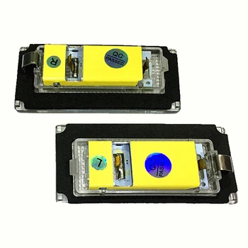2Pcs Carro Mini LED Licenças Placa de Luz a Lâmpada para o B-MW Mini Cooper R50 R52 R53 Automóvel Eléctrico Acessórios