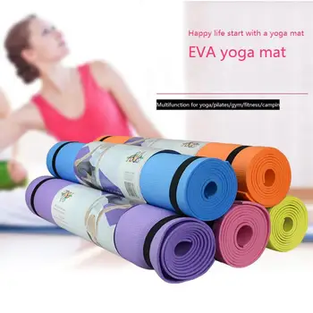 173*60*0.4 cm EVA Tapetes de Yoga antiderrapante, Tapete Tapete Para Iniciantes Ambiental de Fitness, Ginástica, Esteiras de Umidade-prova de Yoga Pad