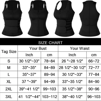 Sauna Cintura Treinador Espartilho Vest para Mulheres 2 a Compressão de Banda de Suor Perda de Peso Aparador de Neoprene Ajuste Confortável Treino de Shaper do Corpo