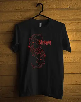 Slipknot Americana Banda de Heavy Metal camiseta Personalizada Homens de Tamanho 3XL Mans Único de Algodão de Mangas Curtas, O Decote da Camisa de T