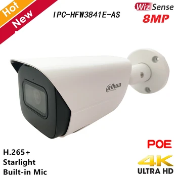 Dahua de 8MP Câmera IP WizSense Câmera de Segurança IPC-HFW3841E-COMO H. 265+ Built-in Mic Suporte 256G Cartão SD e a detecção Inteligente
