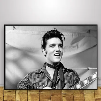 Elvis presley, cantor, músico de Tecido de Seda Pôster E Impressão de Arte de Parede Imagem de Pintura de Decoração de Casa