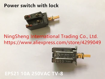 Novo Original de importação interruptor com bloqueio EPS21 10A 250 VCA TV-8