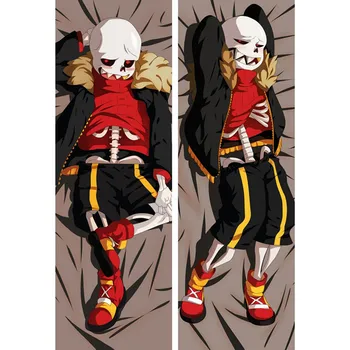 Nova Chegada Jogo de Anime Undertale sans Capas de almofadas Dakimakura Caso Legal Crânio em 3D de duas faces de roupa de Cama, Abraçando o Corpo fronha