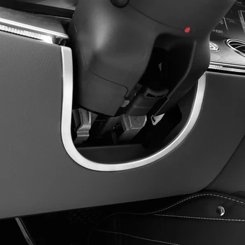 A Porta do carro Áudio Tampa do alto-Falante de Ar Condicionado de Painel Luz de Leitura Guarnição Adesivos para Mercedes Benz Classe E W213 Auto Acessórios