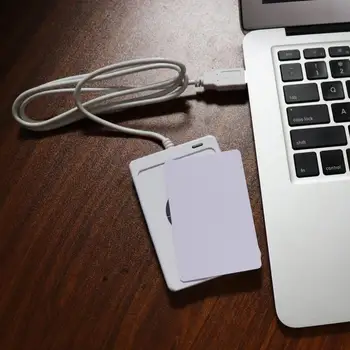 Leitor NFC USB ACR122U Inteligente RFID de 13,56 mhz Gravador de cartões de Copiadora Duplicadora De NFC (ISO/IEC18092) etiquetas (Tags) + 5pcs UID Mutável Tag