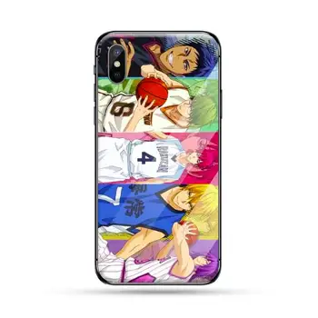 Anime japonês estética do design Desafio de basquete Caso de Telefone de vidro Temperado Para o iphone 5 6 6 7 8 plus X XR XS 11 PRO MAX.