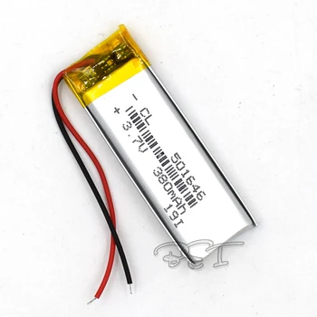 3.7 V bateria de lítio Recarregável de polímero de lítio de Célula de Li-ion Polímero 501646 500mAh Para PSP Navi GPS MP3 MP4 Câmera alto-Falante