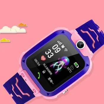 Novo Q12 Smart Watch Multifunções Crianças Digital relógio de Pulso do Bebê Telefone do Relógio Para IOS, Android Crianças Brinquedo Presente para Crianças de Cor