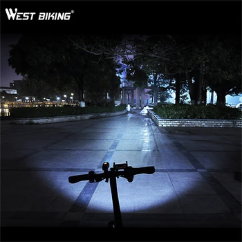 OESTE BIKE 5 Modos de Bicicleta Luz Recarregável USB 900 Lumens LED de Ciclismo Frente do Farol Impermeável MTB Bicicleta de Estrada de Lâmpada Dianteira