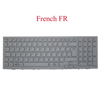 Laptop FR Teclado Para SONY VAIO VPC-EH VPCEH Série 149871451 AEHK1F00010 V116646F francês branco com moldura de novo