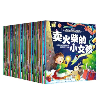10 Livros de Pai e Filho Bebê Crianças Clássico Conto de Fadas História antes de Dormir, inglês e Chinês PinYin Imagem QR code áudio-Livro em Idade de 0 a 6