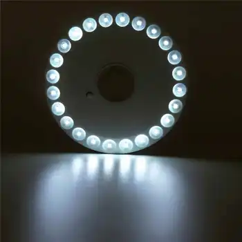 LEVOU Guarda-chuva Portátil Luz da Lanterna Acampando 24 LED de Bateria AA de Suspensão Tenda da Lâmpada Redonda da Lâmpada