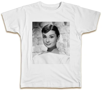 Audrey Hepburn T-Camisa - Retro Vintage Verão Designer Dom Topo Presente Vintage Gráfico T-Shirt
