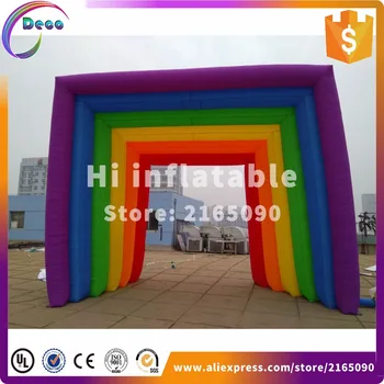 6m Venda Quente arco-íris de Publicidade Inflável Arch