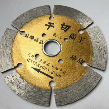 O envio gratuito de DIY qualidade 1PC 105-115 mm segmentado diamante viu que a lâmina de corte do disco rígido para telha cerâmica alvenaria de corte