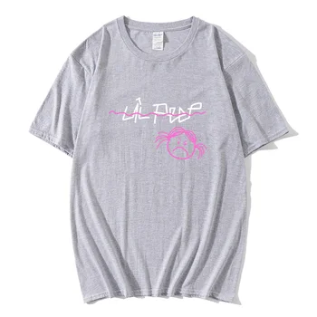 Lil Peep T-shirt Amor Lil.Peep homens do algodão T-shirt dos homens/mulheres de manga curta verão novos homens