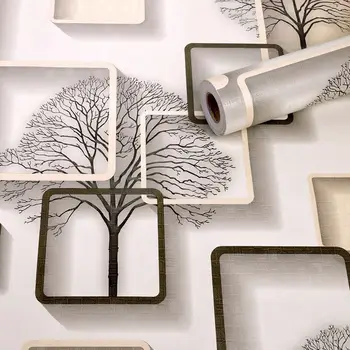 10m Nova Chegada 3D Descascar e ficar Auto-adesivo papel de Parede Papel de parede para Casa e Sala de estar