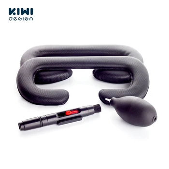KIWI design VR Rosto Capa de Almofada para HTC Vive, HTC Vive VR tampa 2 Packs de 12 milímetros de 6mm com Kits de Limpeza