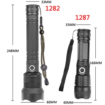 Litwod Z25 8000LM XLamp xhp70.2 mais Potente lanterna usb Zoom lanterna de led xhp70 xhp50 18650 ou 26650 bateria Recarregável