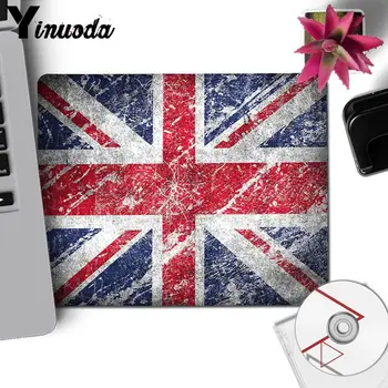 Yinuoda Fresco Nova bandeira Britânica Borracha de PC, Jogos de Computador, mousepad Radiação Decorar a Sua Mesa de Não-Skid Almofada de Borracha secretária mat