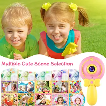 Crianças Câmera Digital de 2 Polegadas de 8MP HD Varinha Mágica Crianças Criativas Câmera à prova de Choque para Crianças de Bolso Crianças Selfie Câmera de Brinquedo Melhor