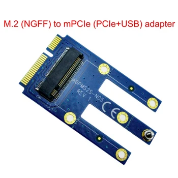 NGFF M. 2 Chave B Para Mini PCIe Mini PCI-E Adapter Para 3G 4G Moudle M2 para mini pcie para ME906E EM12G EM7345 ME936 EM7455