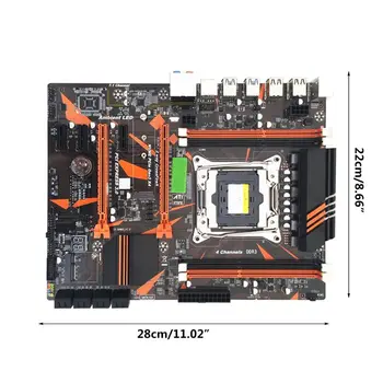 X99 2011-V3Pin DDR3 Computador Desktop placa-mãe placa-Mãe para o E5 2678V3 Kit de CPU