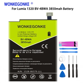 WONKEGONKE BV-4BWA BV 4BWA BV4BWA Telefone Móvel bateria de Li-Polímero Para Nokia Lumia 1320 Lumia1320 Baterias Bateria