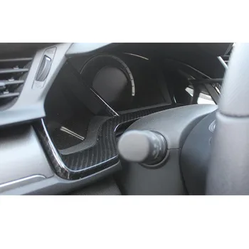 YAQUICKA Interior do Carro da Frente do Console Painel de Instrumento do Quadro de Moldura Tampa Guarnição de Styling Para Honda Civic 2016 2017 2018 Acessório