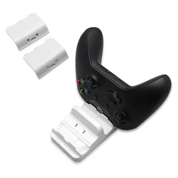 Para Xbox, Um Jogo de Acessórios USB Suporte de Carregamento Dock Duplo Carregamento da Base de dados de Controladores Carregador Portátil