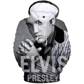 Top vender Elvis Presley 3D Hoodies Homens/mulheres Hipster Legal Tops Casual Hoodies Primavera Menino Hip hop e Streetwear Vestuário Masculino
