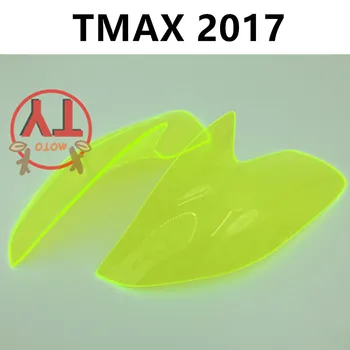 3 cores de Fumaça preta Moto Nova Tampa do Farol Para Yamaha TMAX 530 2017 T-MAX 530 Protetor de Tela de Accessoris