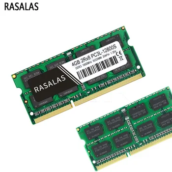 Rasalas de Memória RAM DDR3 4G Portátil 1066 1333 1600 mhz SODIMM de 1,5 V 1.35 V 204pin PC3 8500s 10600 12800 Memoria Ram para DDR3