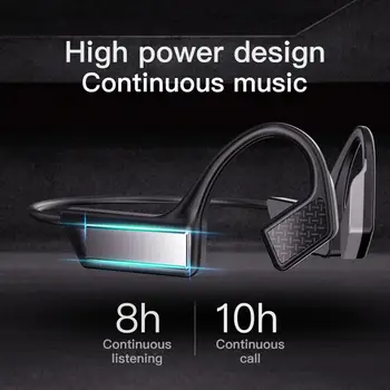 Osso de Condução de Fones de ouvido Bluetooth 5.0 sem Fio Não In-Ear Fone de ouvido IPX6 Esporte Impermeável Fones de ouvido Leve de Fones de ouvido