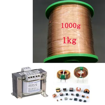 1000g Qa-1-155 poliuretano Esmaltado Fio de Cobre, Fio magnético Magnético da Bobina Para Fazer Eletroímã Motor de Fio de Cobre