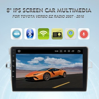 Android 9.0 Rádio do Carro GPS para Toyota Verso 2007 2008 - 2013 Multimídia com 9