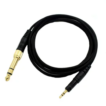 Adequado para Sennheiser HD518 HD598 HD595 ATH-M50X M40 livre de oxigênio trançado de cobre cabo de fone de ouvido