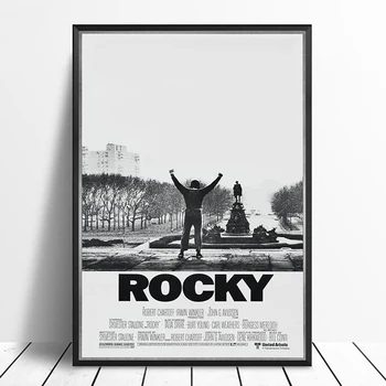 Rocky Vintage Clássico Cartaz do Filme a Decoração Home da Parede Decoração de Arte de Parede de Lona da pintura Cnavas de impressão