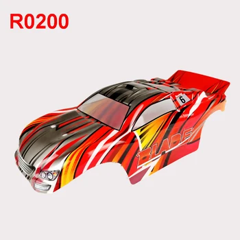 R0066 R0067 1/10 do Carro do PVC Shell para o caminhão de ajuste ftx carnificina VRX Corrida 1/10 carro rc controle remoto Brinquedos Carro partes do corpo (que Não perfurado）