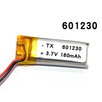 Bateria de polímero de lítio de 3,7 V, 601230 180mah pode ser personalizado por atacado FCC ROHS do CE MSDS certificação de qualidade