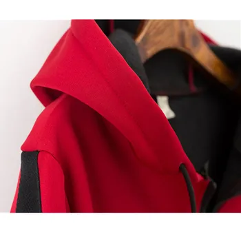 Moda Plus size 4XL Outono Inverno Composto Jaquetas de camurça Mulheres com Capuz Casacos Curtos e Reunindo-Roupa Feminino Casual Tops G315